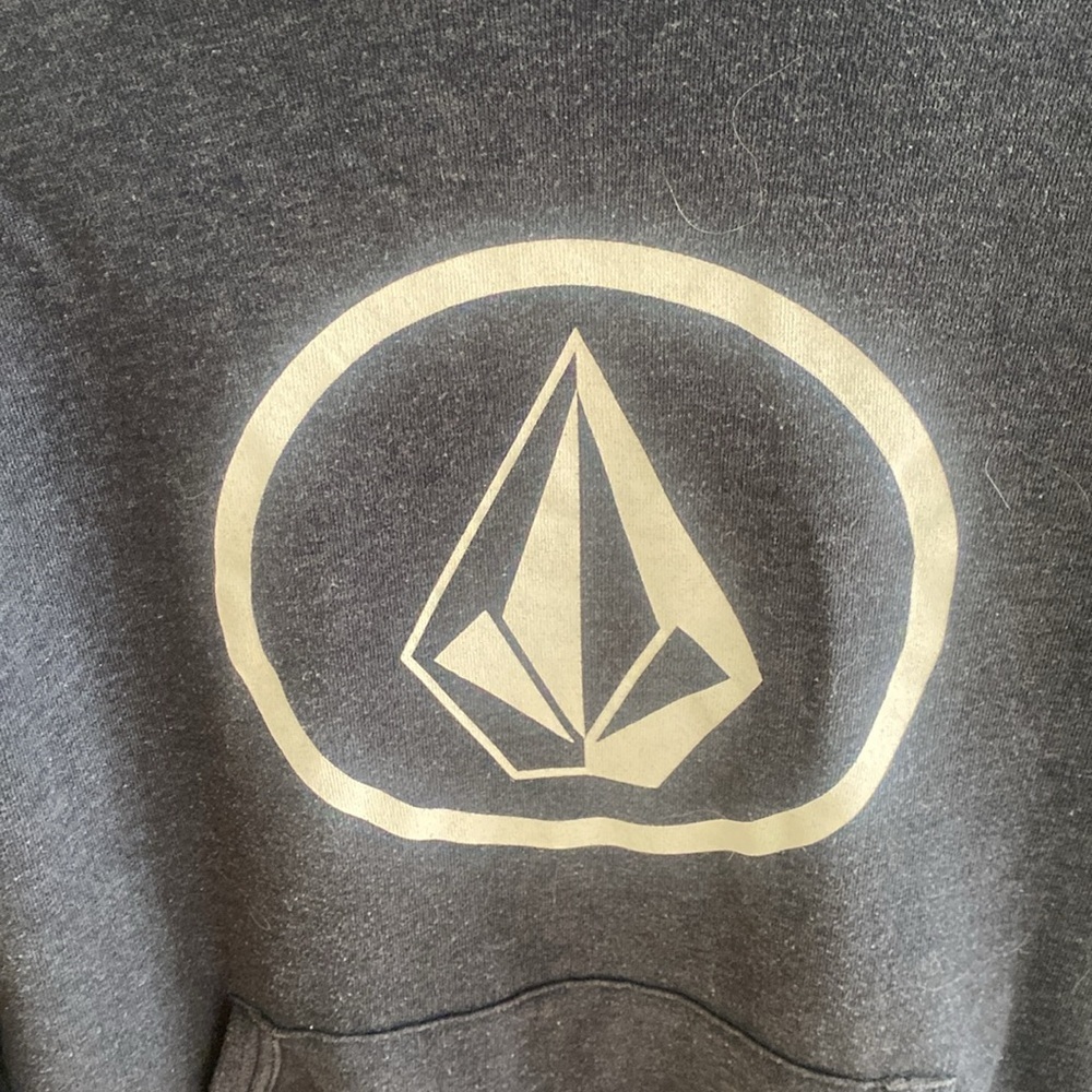 Volcom Dark Blue Hoodie with Logo size - Picture 4 of 10